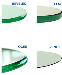 Whether you want to create a custom table top or need to protect a hardwood table from scratches and stains, glass is the perfect accent for any and every design scheme. Round Glass Table Top Clear Colored Round Glass Dining Table Tops