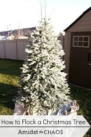 Decorating Your Christmas Tree Day 1 How To Flock Your Tree