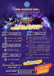 Contoh mewarnai gambar mobil yang keren dari berbagai jenis. Download Template Brosur Turnamen Mobile Legend Gratis Psd Broagus