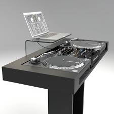 Twice Portable Dj Booth Prateleira De Discos Aparelho De Som Caixa De Som
