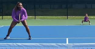 Serena williams played tennis with her daughter olympia in an adorable instagram post. Serena Williams Olympia Wants To Play Tennis After My Training I Can T Say No To Her
