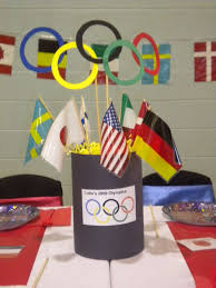 This easy recipe is great for olympic parties or opening/closing ceremony parties. 16 Diy Olympic Party Decorations Great Concept