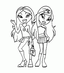 Bratz dolls from the extended collection also appear on these activity sheets. Bratz Coloring Book Coloring Home