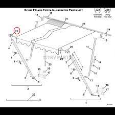 Carefree Rv Awning Idler End Cap R098226 005 Highskyrvparts Com