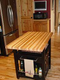 Casings may also be combined with crowns and used at the top of the cabinets. Hickory Butcher Block Countertops Country Mouldings