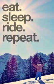 Eat Sleep Ride Repeat Snowboarding Snow Quote Winter Snowboard Zitate Snowboards Skifahren