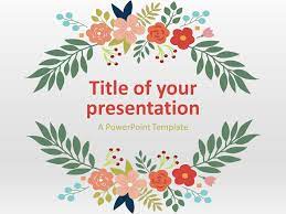 Floral Spring Template For Powerpoint And Google Slides Presentationgo Spring Powerpoint Cute Powerpoint Templates Spring Template