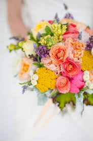 Santa Margarita Ranch Wedding By April Flowers Beautiful Bridal Bouquet Colorful Wedding Bouquet Wedding Flowers