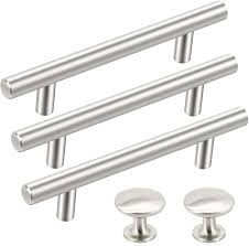 Choose from liberty hardware, avante, amerock, hickory & homegrown. 36 Pack Kitchen Cabinet Handles Sunriver 26 Pack Cabinet Pulls Brushed Satin Nickel 10 Pack Cabinet Door Knobs 3 3 4 Hole Center Stainless Steel Cabinet Hardware For Bathroom Cupboard Door And Drawer Amazon Com