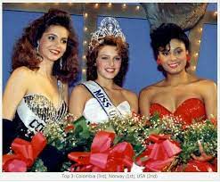 Find this pin and more on miss universe by sergey bokariev. Mona Grudt Norway Miss Universe 1990 Miss Universe Swimsuit Beauty Pageant Pageantry