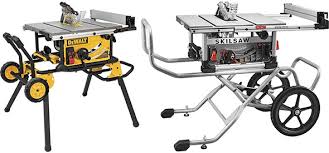 Reader Question Dewalt Dwe7491 Vs Skilsaw Spt99 Table Saw With Rolling Stand