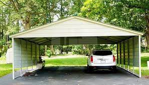 24x26 Vertical Roof Steel Carport 24x26 Metal Carport Prices