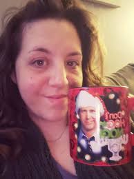 Enjoying my coffee with my new mug I got for Christmas from a family  member!!