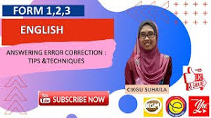 Section a error identification 2. Pt3 Tips And Techniques Error Correction Youtube
