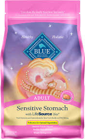Blue Buffalo Sensitive Stomach Chicken Recipe Adult Dry Cat Food 7 Lb Bag