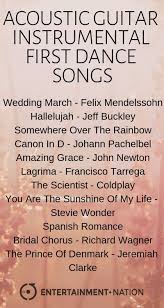 Acoustic Instrumental Wedding Ceremony And First Dance Songs Instrumental Wedding Songs Wedding Ceremony Songs Ceremony Songs