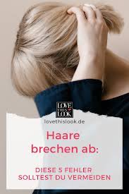 haare brechen ab diese 4 fehler solltest du vermeiden lovethislook de haare haare pflegen haare blondieren