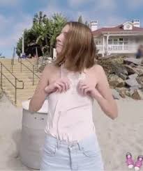Flashing, public sex, flash public. Shy Teen Flashing Her Tiny Tits On The Public Beach Sexxypin Sexxypin