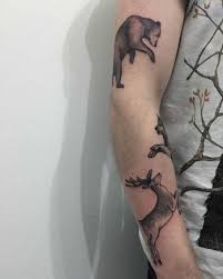 Check spelling or type a new query. Bear Wolf And Deer Tattoos Tattoogrid Net