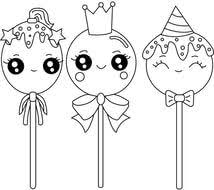 I hope you love all these free coloring pages for teenage girls and boys. Cute Lollipops Coloring Pages Cute Cute Coloring Pages Candy Coloring Pages