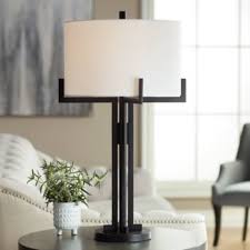 Idira Black Industrial Modern Table Lamp 86a68 Lamps Plus In 2020 Modern Table Lamp Living Room Modern Table Lamp Modern Table
