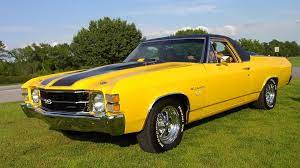 Yellow Black El Camino Chevy Muscle Cars Classic Cars Classic Cars Muscle