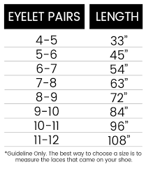 Shoelace Length Chart Nike Best Picture Of Chart Anyimage Org