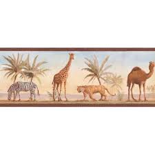 Check spelling or type a new query. Jungle Wild Animals Camel Elephant Monkey Palm Tree Green Wallpaper Border Bird Wallpaper Accessories Home Garden