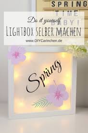 Einzigartige möbel und deko kreative wohnideen zum selbermachen. Diy Lightbox Lichterbox Einfach Selbermachen Schone Dekoration Lichterbox Licht Box Selbstgemachte Geschenke Basteln
