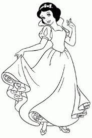Prenses Boyama Sayfasi Boyama Sayfalari Beyaz Kar Prenses