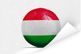 De wedstrijd wordt uitgezonden op npo 1 en is te zien op de livestream hierboven. Bol Com De Vlag Van Hongarije Op Een Voetbal Poster 30x20 Cm Klein Foto Print Op Poster