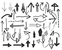Watch the video above to see the full vectoring process, and here's a summary of the main steps: Hand Drawn Arrow Doodles Stock Image Illustration Of Scrawled 39758005
