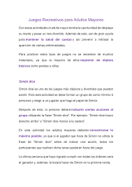 Juegos recreativos adulto mayor / actividades del centro recreativo para los adultos mayores. Https Grupoetapas Com Ar Wp Content Uploads 2020 06 Juegos Para Adultos Mayores Pdf