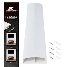 Maybe you would like to learn more about one of these? Simple Cord Tv On Wall Cord Cover Conceals Cables Cords Or Wires 32 Inch Wall Raceway Simplecord Dual Channel Cable Management System In Kuwait Whizz Cable Raceways