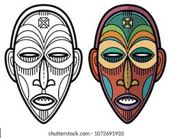 The spruce / miguel co these thanksgiving coloring pages can be printed off in minutes, making them a quick activ. Similar Images Stock Photos Vectors Of Set Of Tribal African Masks Vector Illustration 345347501 Shutterstock