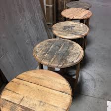 But what is you could use a barrel to store other things? Bourbon Barrel Side Table Barrelheadsky