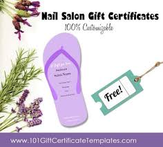 10 loyal customer's gift certificate template. Nail Salon Gift Certificates Free Nail Salon Gift Certificates Customize Online