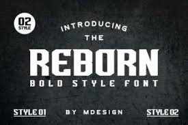 By downloading the font, you agree to our terms and conditions. Reborn Font By Saiful Maliki Creative Fabrica Slab Serif Slab Serif Fonts New Fonts