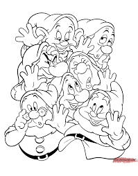 Easy snow white and the seven dwarfs drawing tutorials for beginners and advanced. Coloring Dwarves Gif 1020 1303 Disney Princess Coloring Pages Disney Coloring Pages Cool Coloring Pages