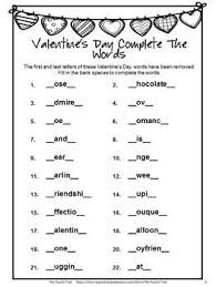 Valentine S Day No Prep Worksheets Valentine S Day Literacy Puzzle Activities Valentines Day Words Valentines Day Activities Valentines School Valentine's day is a day for love and romance.