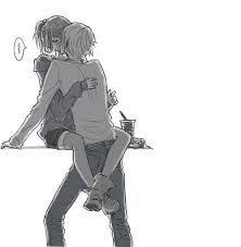 Anime Couple Black And White Couple Manga Dessin Kawaii Manga Manga Noir Et Blanc