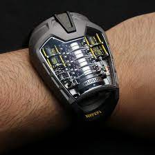 Часы spirit of big bang king gold blue. Hublot Mp 05 Laferrari Ferrari Titanium Yellow Watch Hands On Ablogtowatch