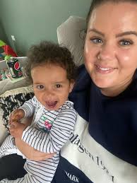 Woman welcomes first baby after spending inheritance money from dad