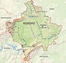 Whereas white drim situated in the southwest is kosovo's lowest point at 297 meters above sea level. Kosovo Physical Map