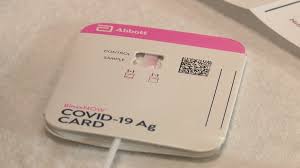 Abbott's binaxnow test is about the size of a credit card. At Home Covid 19 Test Available In The Heartland