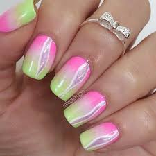 To create the gradient effect, you may need a sponge and at least three color nail polishes. 40 Easy Ombre Nail Art Ideas For Girls