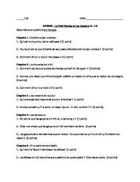 Petit Nicolas Et Les Copains Quiz For Chapters 1 5 Les Copains Word Doc About Me Blog