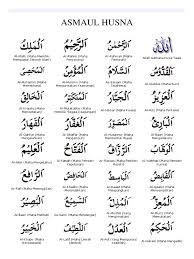 Apakah yang dimaksud dengan asmaul husna ? Asmaul Husna