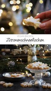 Zitronenplatzchen Zitronenschneeflocken Weihnachten Essen Zitronenplatzchen Lebensmittel Essen