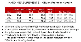 71 Punctual Gildan T Shirt Size Chart Chest